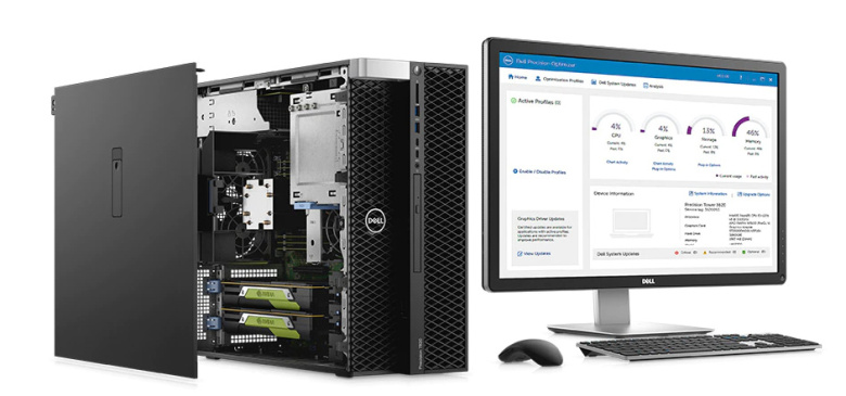 サーバー DELL Precision 5820QC Xeon /500GBHD IN STOCK! Dell Precision 5820 Tower Intel Xeon 10-Core NVIDIA